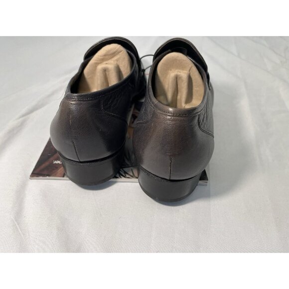 Vintage Florsheim 12 D Black Buckle Loafer Dress Shoe Slip On UNWORN NEW main image 8